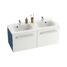 Тумба под раковину Ravak Chrome SD, 120 см, цвет корпуса cтрипоникс, цвет фасада белый, X000000537