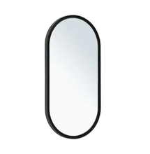 Зеркало Allen Brau Infinity 50 см, с подсветкой, с сенсорным выключателем, черный, 1.21016.BL