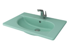 Раковина Bocchi Taormina Arch 1009-033-0126, 65 см, фарфор, цвет мятный