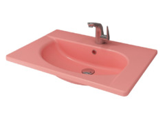 Раковина Bocchi Taormina Arch 1009-032-0126, 65 см, фарфор, цвет розовый