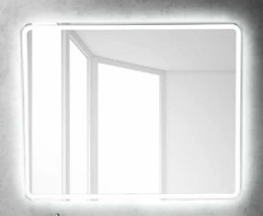 Зеркало BelBagno SPC-MAR-1000-800-LED-BTN 100 x 80 см со встроенным светильником и кнопочным выключателем