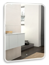 Зеркало Azario Стив 80 x 100 см, с LED подсветкой, диммер, сенсорный выключатель, белый, ФР-00001800