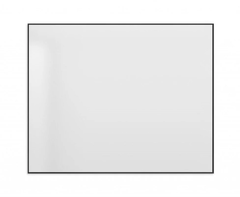 Зеркало BelBagno SPC-AL-1000-800 Nero, 100 х 80 см, алюминиевая рама чёрная