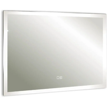 Зеркало Aquame AQM9104, 80 см, с LED-подсветкой, сенсорный выключатель, подогрев, цвет белый