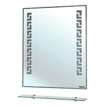 Зеркало с полкой Bellezza Мира 70 см, с подсветкой, 00000001186