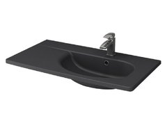 Раковина Bocchi Taormina Arch 1020-020-0126, 86 см, фарфор, антрацит матовый