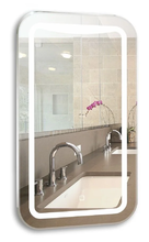 Зеркало Azario Турин 40 x 70 см, с LED подсветкой, диммер, сенсорный выключатель, белый, LED-00002501