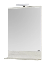 Зеркало Акватон Бекка PRO 60 с подсветкой, дуб сомерсет, 1A214302BAC20