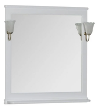 Зеркало Aquanet Валенса 90 00180046, цвет белый матовый