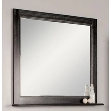 Зеркало Aquaton Жерона 1A158702GEM50, 85 см, с полкой, цвет черное серебро