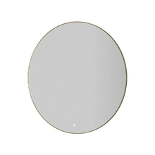 Зеркало Boheme 545-100-MG, 100 см, с подсветкой, сенсорный выключатель, антизапотевание, рама металл матовое золото