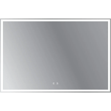 Зеркало BelBagno SPC-GRT-1200-800-LED-TCH-SND 120 см, со встроенной подсветкой, голосовым управлением и подогревом