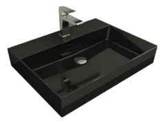 Раковина Bocchi Milano 1376-005-0126, 60 см, фарфор, цвет черный