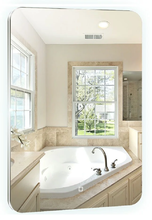 Зеркало Azario Паллада 68.5 x 91.5 см, с LED подсветкой, диммер, сенсорный выключатель, белый, LED-00002242