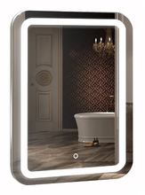 Зеркало Azario Мальта-2 55 x 80 см, с LED подсветкой, диммер, подогрев, белый, ФР-00001215