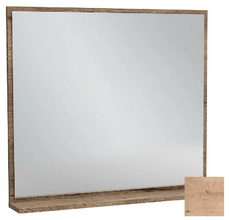 Зеркало Jacob Delafon Vivienne 80 х 70 см, с полочкой, цвет арлингтонский дуб, EB1597-E70