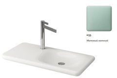 Раковина Bocchi Fenice 1165-033-0126, 90 см, фарфор, мятная