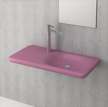 Раковина Bocchi Fenice 1165-032-0126, 90 см, фарфор, розовая