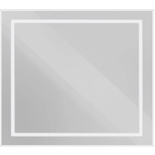 Зеркало BelBagno Kraft SPC-KRAFT-900-800-SENS-AL, 90 см, с LED подсветкой, с сенсорным выключателем, цвет рамы сатин