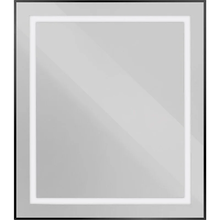 Зеркало BelBagno Kraft SPC-KRAFT-700-800-SENS-NERO, 70 см, с LED подсветкой, с сенсорным выключателем, цвет рамы черный