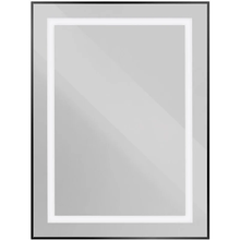 Зеркало BelBagno Kraft SPC-KRAFT-600-800-SENS-NERO, 60 см, с LED подсветкой, с сенсорным выключателем, цвет рамы черный