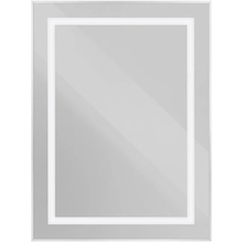 Зеркало BelBagno Kraft SPC-KRAFT-500-800-SENS-AL, 50 см, с LED подсветкой, с сенсорным выключателем, цвет рамы сатин