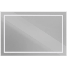 Зеркало BelBagno Kraft SPC-KRAFT-1200-800-SENS-AL, 120 см, с LED подсветкой, с сенсорным выключателем, цвет рамы сатин