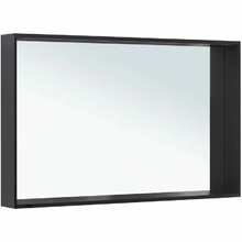 Зеркало Allen Brau Reality 1.32021.BB, 120 см, с подсветкой, с сенсорным выключателем, черный браш