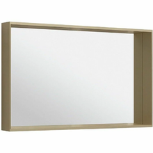 Зеркало Allen Brau Reality 1.32021.03, 120 см, с подсветкой, с сенсорным выключателем, латунь браш