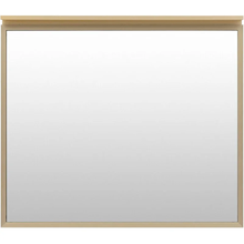 Зеркало Allen Brau Priority 1.31016.03, 90 см, с LED-подсветкой, латунь браш