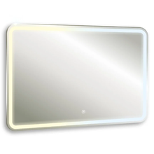 Зеркало Abber See AG6111S, 80 см, с подсветкой, сенсорный выключатель, цвет белый