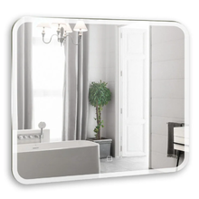 Зеркало Abber See AG6109S-0.8, 80 см, с подсветкой, сенсорный выключатель, цвет белый