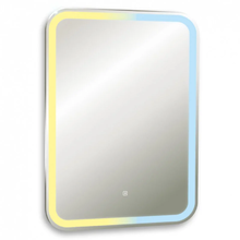 Зеркало Abber See AG6106S, 55 см, с подсветкой, сенсорный выключатель, цвет белый