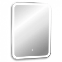 Зеркало Abber See AG6105S, 55 см, с подсветкой, сенсорный выключатель, цвет белый
