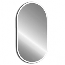 Зеркало Abber Kontur AG6303S-1.0, 50 см, с подсветкой, сенсорный выключатель, цвет белый