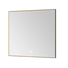Зеркало Boheme 543-080-MG, 80 см, с подсветкой, сенсор, цвет рамки золото матовое