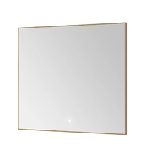 Зеркало Boheme 543-080-G, 80 см, с подсветкой, сенсор, цвет рамки золото