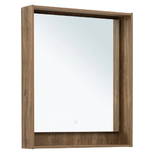 Зеркало Aquanet Милан 336399, 70 см, с LED подсветкой, цвет дуб рустикальный
