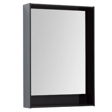 Зеркало Aquanet Милан 306383, 60 см, с LED подсветкой, цвет черный