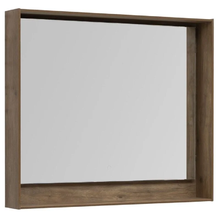 Зеркало Aquanet Милан 336401, 100 см, с LED подсветкой, цвет дуб рустикальный