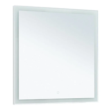 Зеркало Aquanet Гласс 274016, 80 см, с LED подсветкой, цвет белый