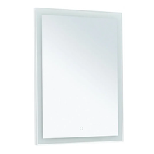 Зеркало Aquanet Гласс 274025, 60 см, с LED подсветкой, цвет белый