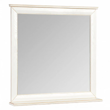 Зеркало Aquaton Беатриче 1A191802BEM60, 85 см, с полкой, цвет слоновая кость/патина