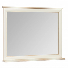 Зеркало Aquaton Беатриче 1A187302BEM60, 105 см, с полкой, цвет слоновая кость/патина