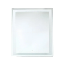 Зеркало Bellezza Фабио 4610611040003, 70 см, LED-подсветка, сенсорный выключатель, цвет белый