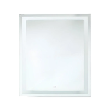 Зеркало Bellezza Фабио 4610613040001, 80 см, LED-подсветка, сенсорный выключатель, цвет белый