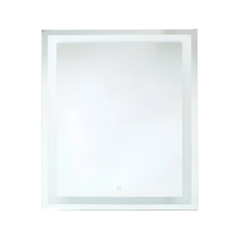 Зеркало Bellezza Фабио 4610615040009, 90 см, LED-подсветка, сенсорный выключатель, цвет белый