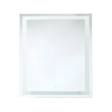 Зеркало Bellezza Фабио 4610617040007, 100 см, LED-подсветка, сенсорный выключатель, цвет белый