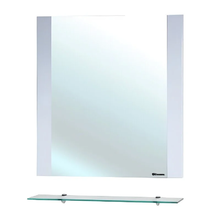 Зеркало Bellezza Рокко 4613711030011, 70 см, с полкой, цвет белый