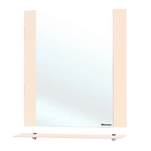 Зеркало Bellezza Рокко 4613711030073, 70 см, с полкой, цвет бежевый